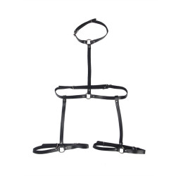 Subblime - Harnais De Corps En Cuir Noir Taille Unique